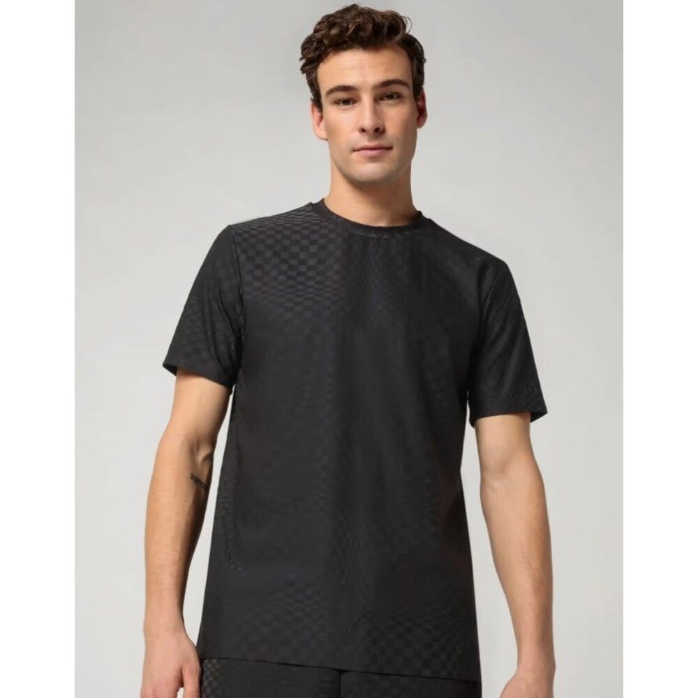 Puma x Porsche Jacquard Heritage 911 Spirit 70 Checkered TShirt Black Medium NWT